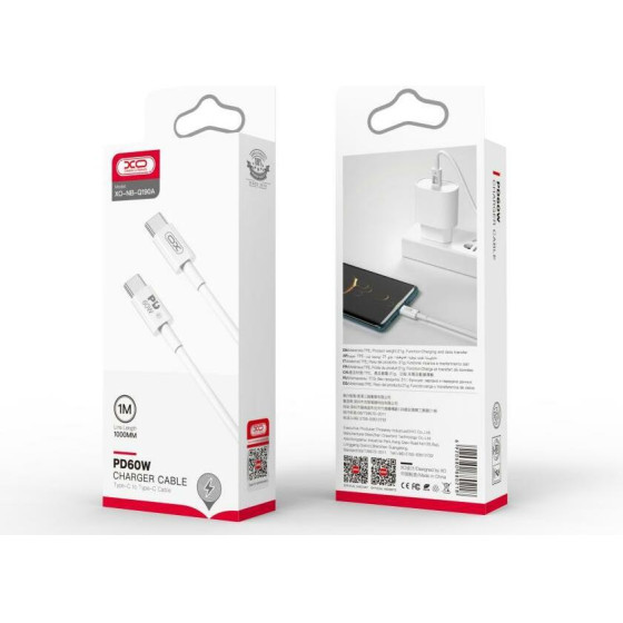 XO ������� �������� 60W Charger Cable Pd �� TYPE-C, 1m - (NB-Q190A)