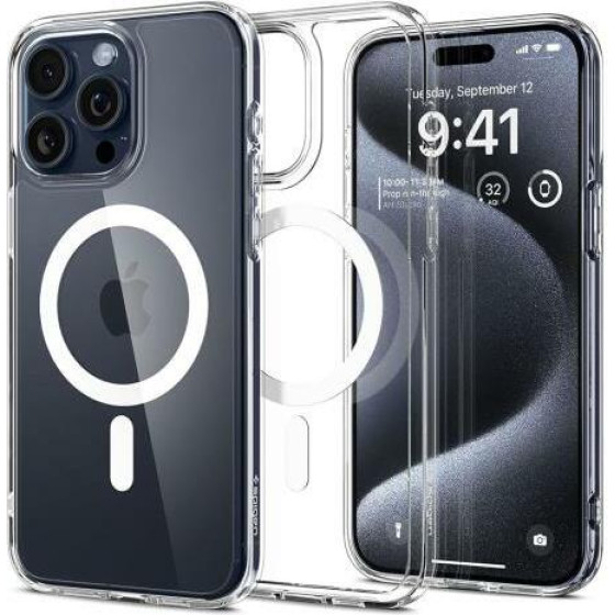 ���� Tpu & Pc Spigen Ultra Hybrid Mag Magsafe Apple Iphone 15 Pro �������-����� - (ACS06715)