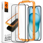 Tempered Glass Full Face Spigen Glas.Tr Align Master Apple Iphone 15 ����� (2 ���.) - (AGL06906)