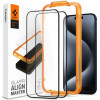Tempered Glass Full Face Spigen Glas.Tr Align Master Apple Iphone 15 Pro ����� (2 ���.) - (AGL06895)