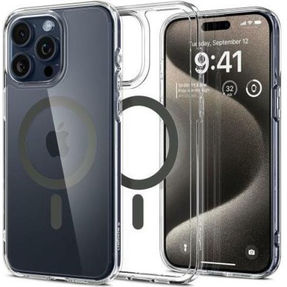 ���� Tpu & Pc Spigen Ultra Hybrid Mag Magsafe Apple Iphone 15 Pro Max �������-���� - (ACS06577)