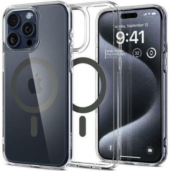 ���� Tpu & Pc Spigen Ultra Hybrid Mag Magsafe Apple Iphone 15 Pro �������-���� - (ACS06716)