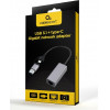 Cablexpert USB3.1+Typec Gigabit Network Adapter Space Grey - (A-USB3AC-LAN-01)