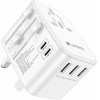 Lamtech Universal Travel Adapter With 3xUsb + 2xTYPE-C Outputs 35W - (LAM113850)