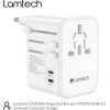Lamtech Universal Travel Adapter With 3xUsb + 2xTYPE-C Outputs 35W - (LAM113850)