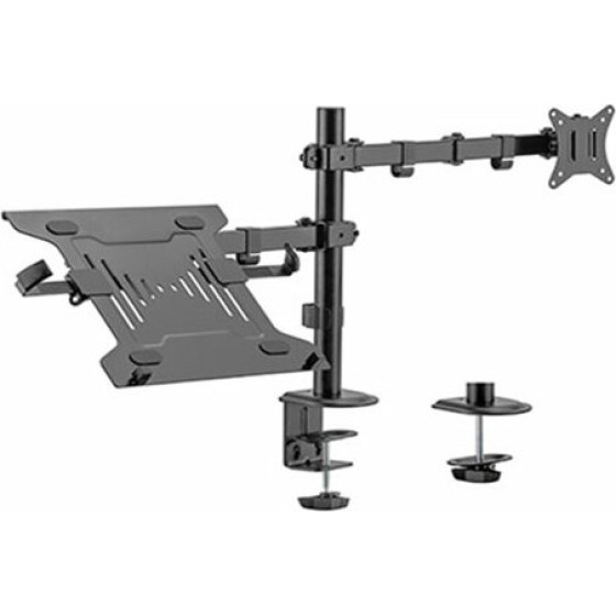 Gembird Adjustable Desk Mount With Monitor Arm And Notebook Tray - (MA-DA-03)