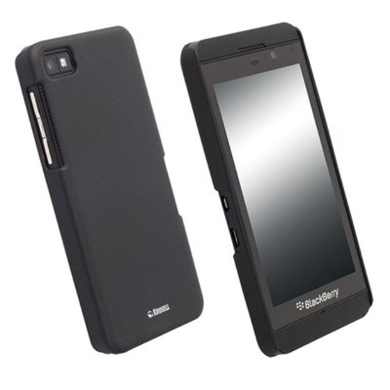���� BLACKBERRY Z10 FACEPLATE COLORCOVER BLACK METALLIC KRUSELL