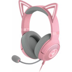 Razer Kraken Kitty V2 - Quartz - Rgb - Usb 7.1 Gaming Headset - Kitty Ears - Pc / PS5 / Switch - (RZ04-04730200-R3M1)