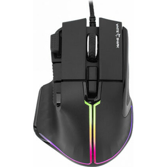 White Shark Gaming Mouse GM-9006 Marrok Black 12000DPi - (MARROK-B)