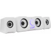White Shark Rgb Gaming 2.2 Speakers Mood White - (MOOD-W)
