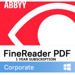 Abbyy Finereader PDF 16 Corporate, Single User Licence (ESD), TIME-LIMITED, 1Y (FRCW-FMYL-X)