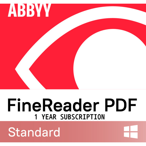 Abbyy Finereader PDF 16 Standard, Single User Licence (ESD), TIME-LIMITED, 1Y (FRSW-FMYL-X)
