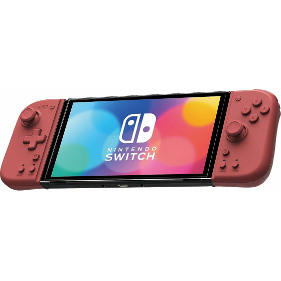 Hori (NSW-398U) Split Pad Compact (Apricot Red) - For Switch OLED/SWITCH