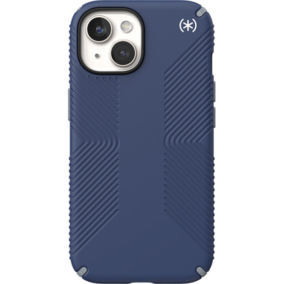 Speck (150557-3206) Iphone 15 Magsafe Case, Presidio2 Grip (Coastal Blue/Dustgrey/White)