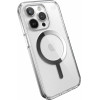 Speck (150559-3240) Iphone 15 Pro Magsafe Case, Presidio Clear (Clear/Clear/Chrome Finish/Sereve Silver)