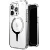 Speck (150559-3240) Iphone 15 Pro Magsafe Case, Presidio Clear (Clear/Clear/Chrome Finish/Sereve Silver)
