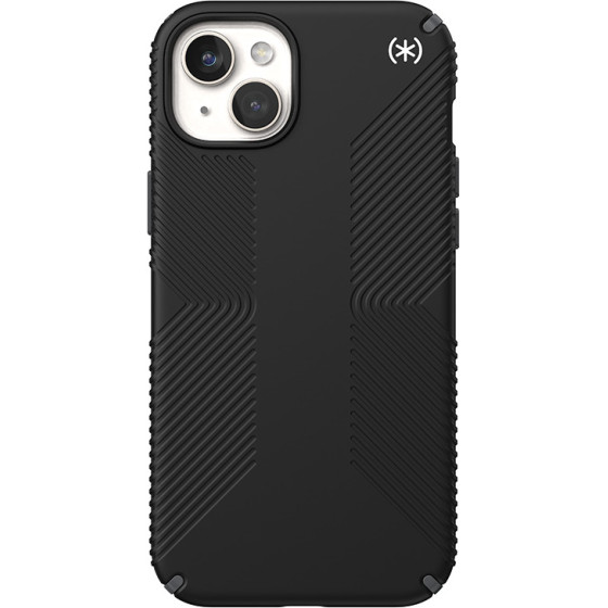 Speck (150563-3205) Iphone 15 Pro Magsafe Case, Presidio2 Grip (Black/Slate Grey/White)