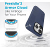 Speck (150563-3206) Iphone 15 Pro Magsafe Case, Presidio2 Grip (Coastal Blue/Dustgrey/White)