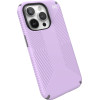 Speck (150563-9979) Iphone 15 Pro Magsafe Case, Presidio2 Grip (Spring Purple / Cloudy Grey/White )