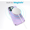 Speck (150563-9979) Iphone 15 Pro Magsafe Case, Presidio2 Grip (Spring Purple / Cloudy Grey/White )