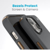 Speck (150570-3212) Iphone 15 Plus Magsafe Case, Presidio2 Pro (Charcoal Grey/Cool Bronze/White)