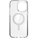 Speck (150571-3240) Iphone 15 Pro Max Magsafe Case, Presidio Clear (Clear/Clear/Chrome Finish/Sereve Silver)