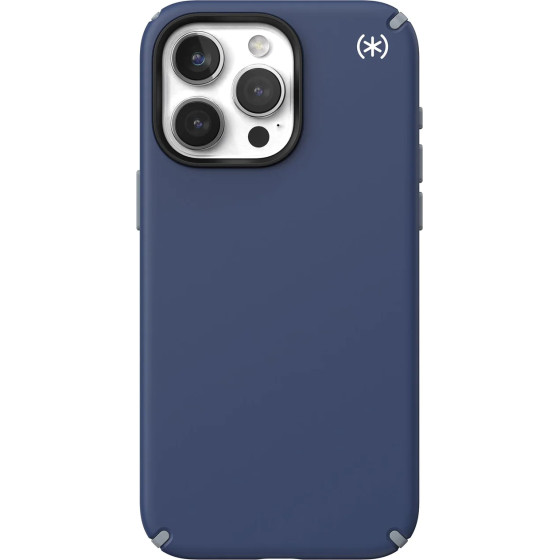 Speck (150575-3206) Iphone 15 Pro Max Magsafe Case, Presidio2 Grip (Coastal Blue/Dustgrey/White)