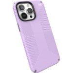 Speck (150575-9979) Iphone 15 Pro Max Magsafe Case, Presidio2 Grip (Spring Purple/Cloudy Grey/White)