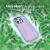 Speck (150575-9979) Iphone 15 Pro Max Magsafe Case, Presidio2 Grip (Spring Purple/Cloudy Grey/White)