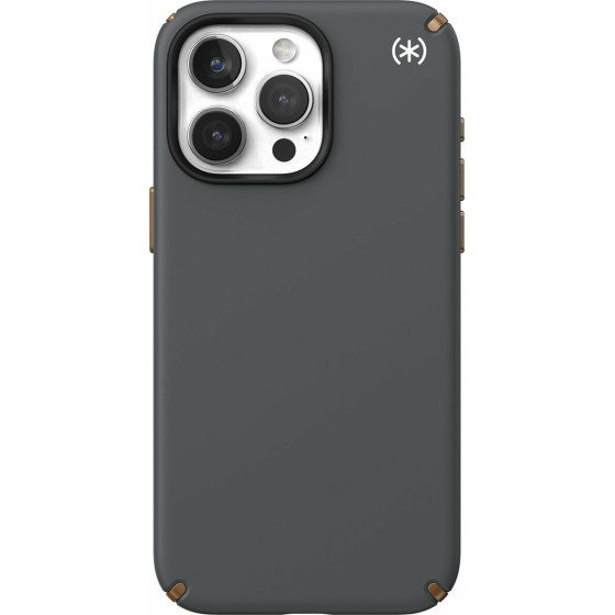 Speck (150576-3212) Iphone 15 Pro Max Magsafe Case, Presidio2 Pro (Charcoal Grey/Cool Bronze/White)