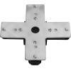 GloboStar 2L-Eurotrack ���������� +(�������) - ����������� 2 �������� ��� ���� ��� ����� Eurotrack Ac 220-240V IP20 �10.7 x �10.7 x �1.5cm - Eurotrack System 1L+1N - ������������� - ����� - 5 ������ ������� - (60909)