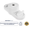GloboStar 2L-Eurotrack ���������� �������� ���������� - ����������� 2 �������� ��� ���� ��� ����� Eurotrack Ac 220-240V IP20 �10 x �4 x �3.2cm - Eurotrack System 1L+1N - ������������� - ����� - 5 ������ ������� - (60912)
