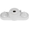 GloboStar 2L-Eurotrack ���������� �������� ���������� - ����������� 2 �������� ��� ���� ��� ����� Eurotrack Ac 220-240V IP20 �10 x �4 x �3.2cm - Eurotrack System 1L+1N - ������������� - ����� - 5 ������ ������� - (60912)