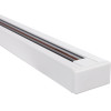 GloboStar 2L-Eurotrack ���������� ���� 2 �������� ��� ���� ����� Led Ac 220-240V IP20 �100 x �3.4 x �2cm - Eurotrack System 1L+1N - ��������� - ����� - 1 ����� - 5 ������ ������� - (60902)
