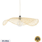GloboStar Melemele Boho �������� ��������� ������ �������� 1 x E27 AC220-240V IP20 - �75 x �10cm - ���� ������ ������� ������ - 5 ������ ������� - (01841)