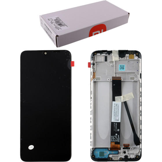 Xiaomi Redmi 10A ����� + Touch Screen + Lens + Frame Black Original Service Pack - (560001C3L200)