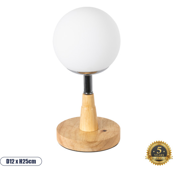 GloboStar Cove �������� ����������� ��������� �������� 1 x E27 AC220-240V IP20 - �12 x �25cm - ���� ������ & ������� ��������� ����� - 5 ������ ������� - (02036)