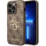 ���� Pu Guess Apple Iphone 15 Pro Big Metal Logo 4G ���� - (GUHCP15L4GMGBR)