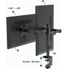 Gembird Adjustable Desk Mounted Double Monitor Arm 17'-32' - (MA-D2-03)