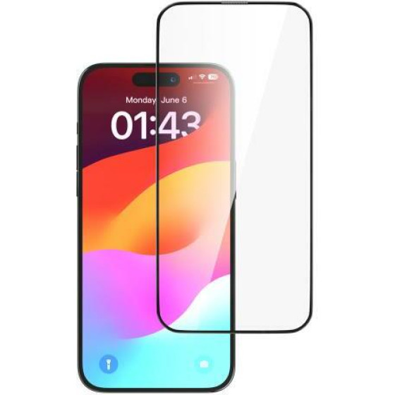 Tempered Glass Full Face Entire View Devia Apple Iphone 15 Plus Star ����� (1 ���.)