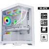 Armaggeddon Gaming Pc Case Matx Aquaron White - (AQUARONW)