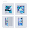 Armaggeddon Gaming Pc Case Matx Aquaron White - (AQUARONW)