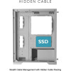 Armaggeddon Gaming Pc Case Matx Aquaron White - (AQUARONW)