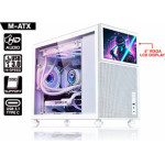 Armaggeddon Gaming Pc Case Matx Tessaraxx Corevision White - (COREVISIONW)