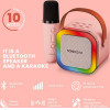 Sonic Gears Sonicgear Iox K200 Bluetooth 5.1 Home Karaoke Portable Speaker With Wireless Mic Pink - (IOXK200P)