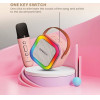 Sonic Gears Sonicgear Iox K200 Bluetooth 5.1 Home Karaoke Portable Speaker With Wireless Mic Pink - (IOXK200P)