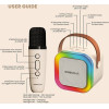 Sonic Gears Sonicgear Iox K200 Bluetooth 5.1 Home Karaoke Portable Speaker With Wireless Mic White - (IOXK200W)
