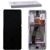 Samsung G980 S20 ����� + Touch Screen + Lens + Front Grey (No Front CAMERA) Original Service Pack - (GH82-31432A)