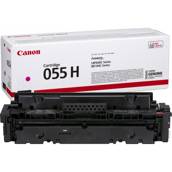 Canon 055H Toner Magenta Hc For LBP660C/MF740C Series - (3018C002)