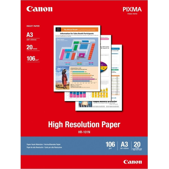 Canon High Resolution Paper A3 106g/m� 20 ����� (CAN-HR101A3) - (1033A006)